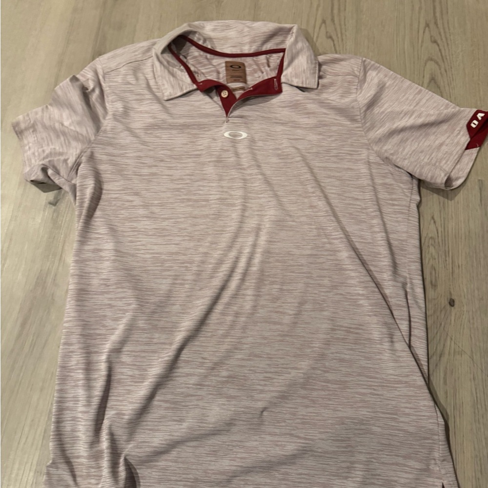 Oakley Men's Heather Maroon Polo Shirt